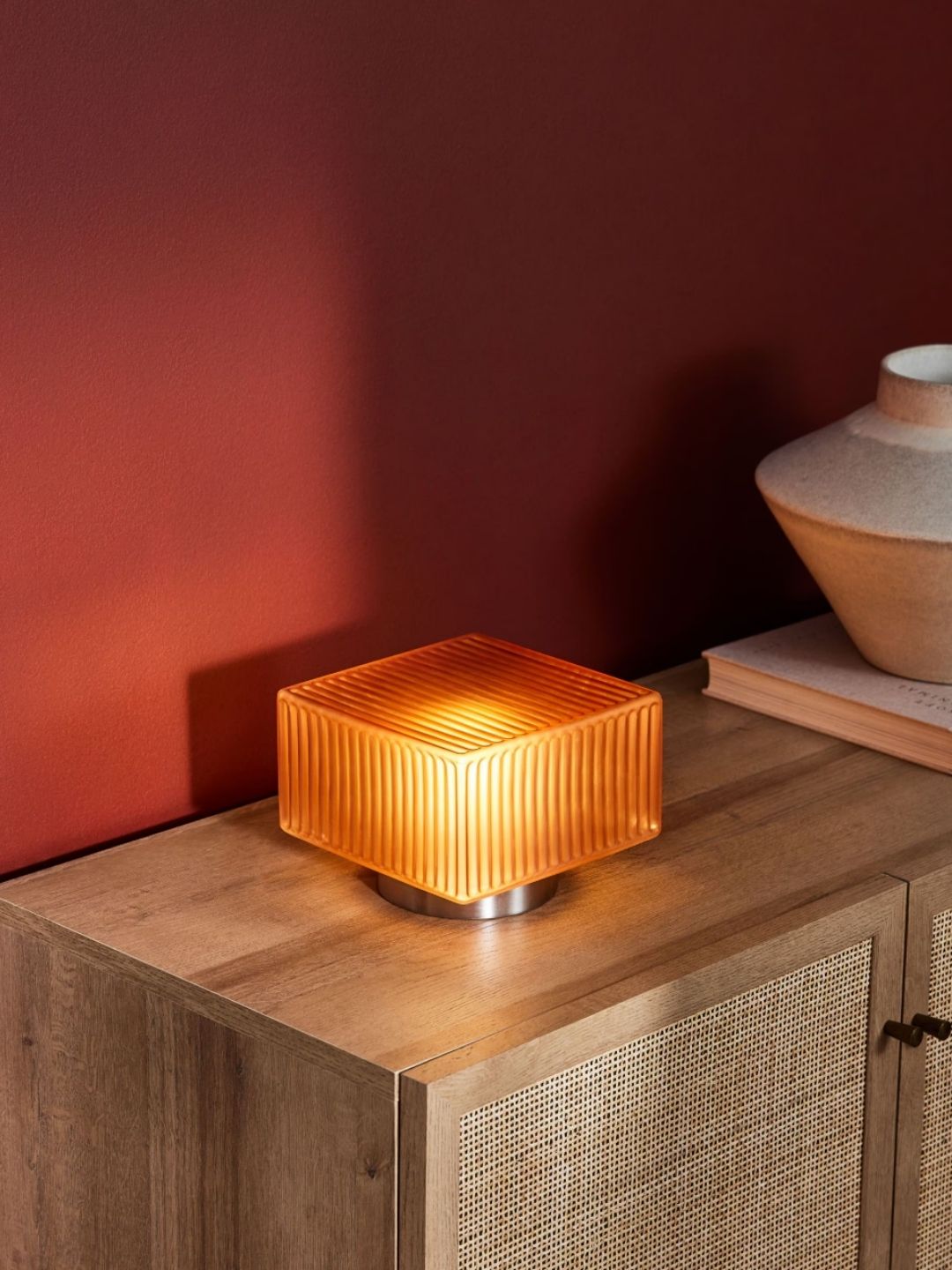 MADE.COM, Alma Table Lamp, Brown/Silver