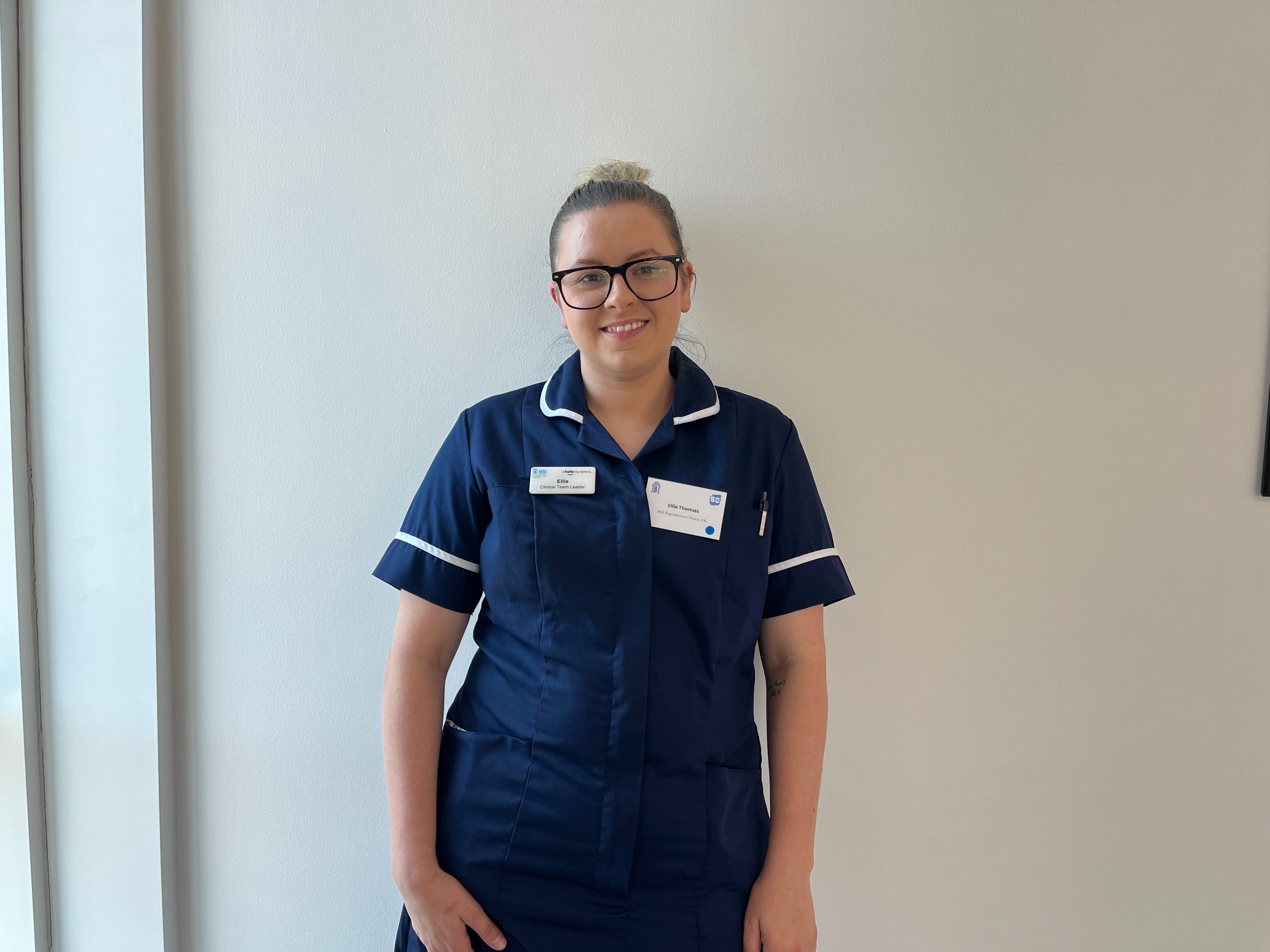 ‘You can’t miss us’: MSI’s clinical team leader, Ellie Thomas, says they are destigmatising abortion care