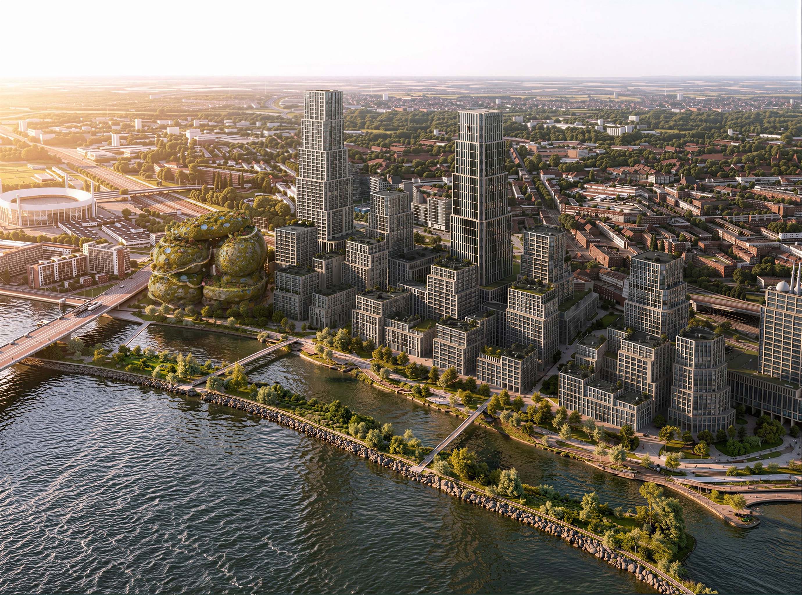 The building will be set in the upcoming Waterkant district in development