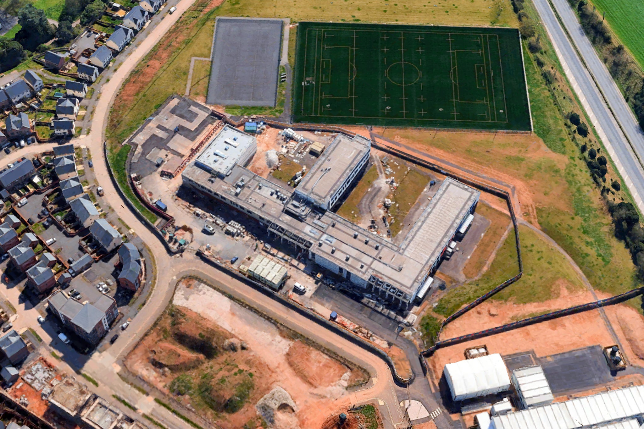 The government has said it was not possible to repair the Exeter school, and so it will be rebuilt