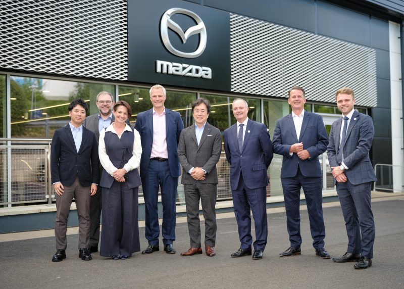 Mazda Motor Corporation President and CEO, Masahiro Moro visits Mazda UK and Hendy Tunbridge Wells dealership