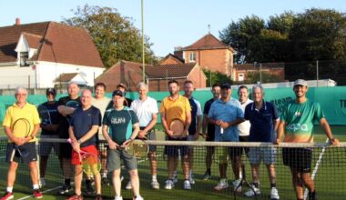 Burnham-On-Sea tennis club sees strong men’s league season as summer events continue