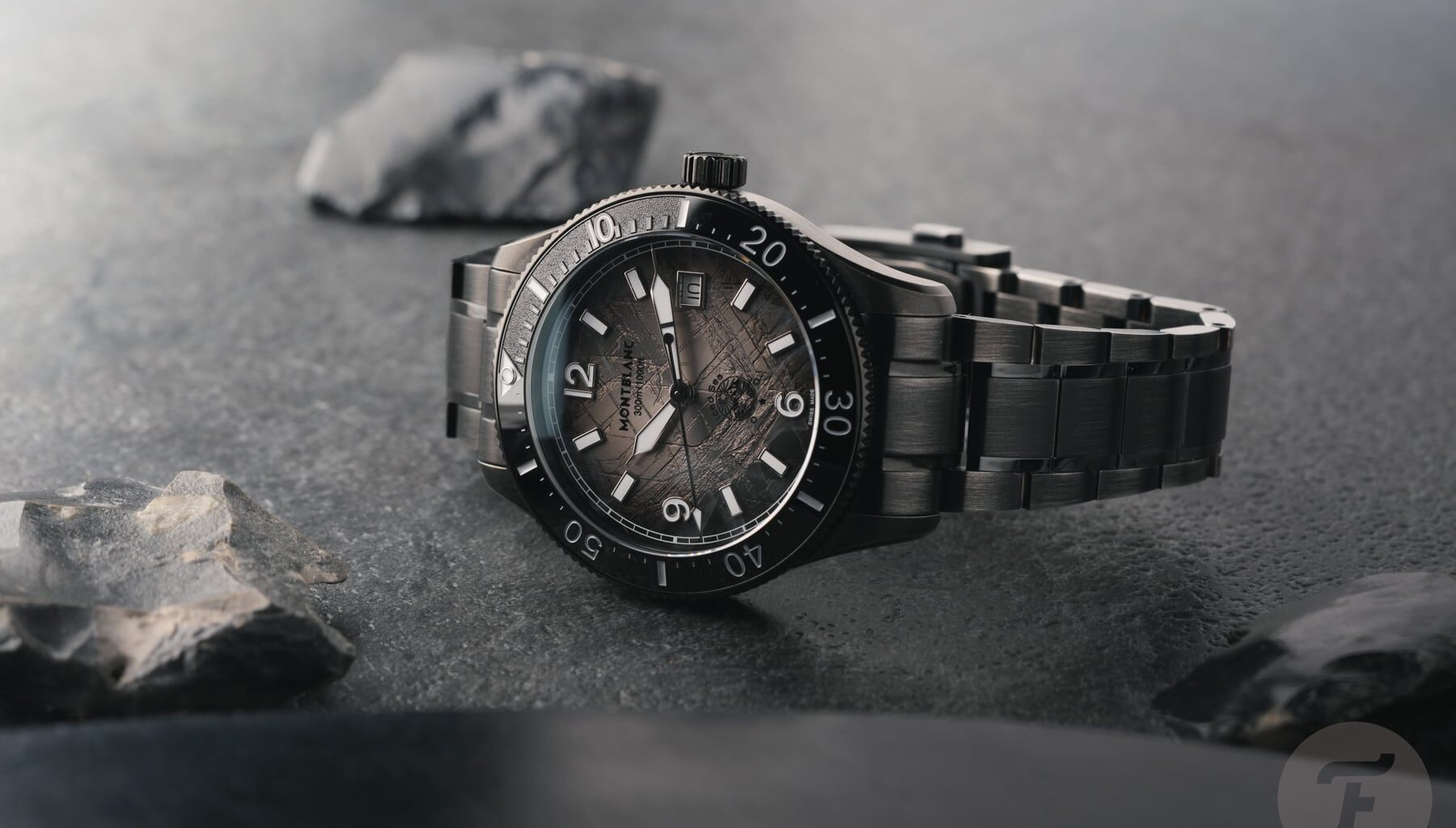 We Didn't Scratch It! Montblanc Iced Sea Automatic Date 0 Oxygen