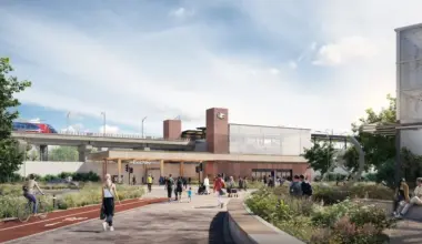 An artist impression of the finished development
