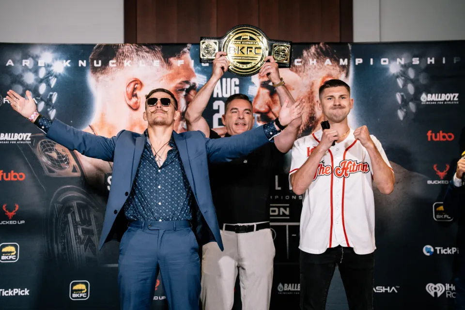 Kai Stewart and Harry Gigliotti face off at Fenway Park ahead of BKFC 92