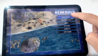 Ammaar Reshi's ipad playing Command &amp; Conquer Generals Zero Hour