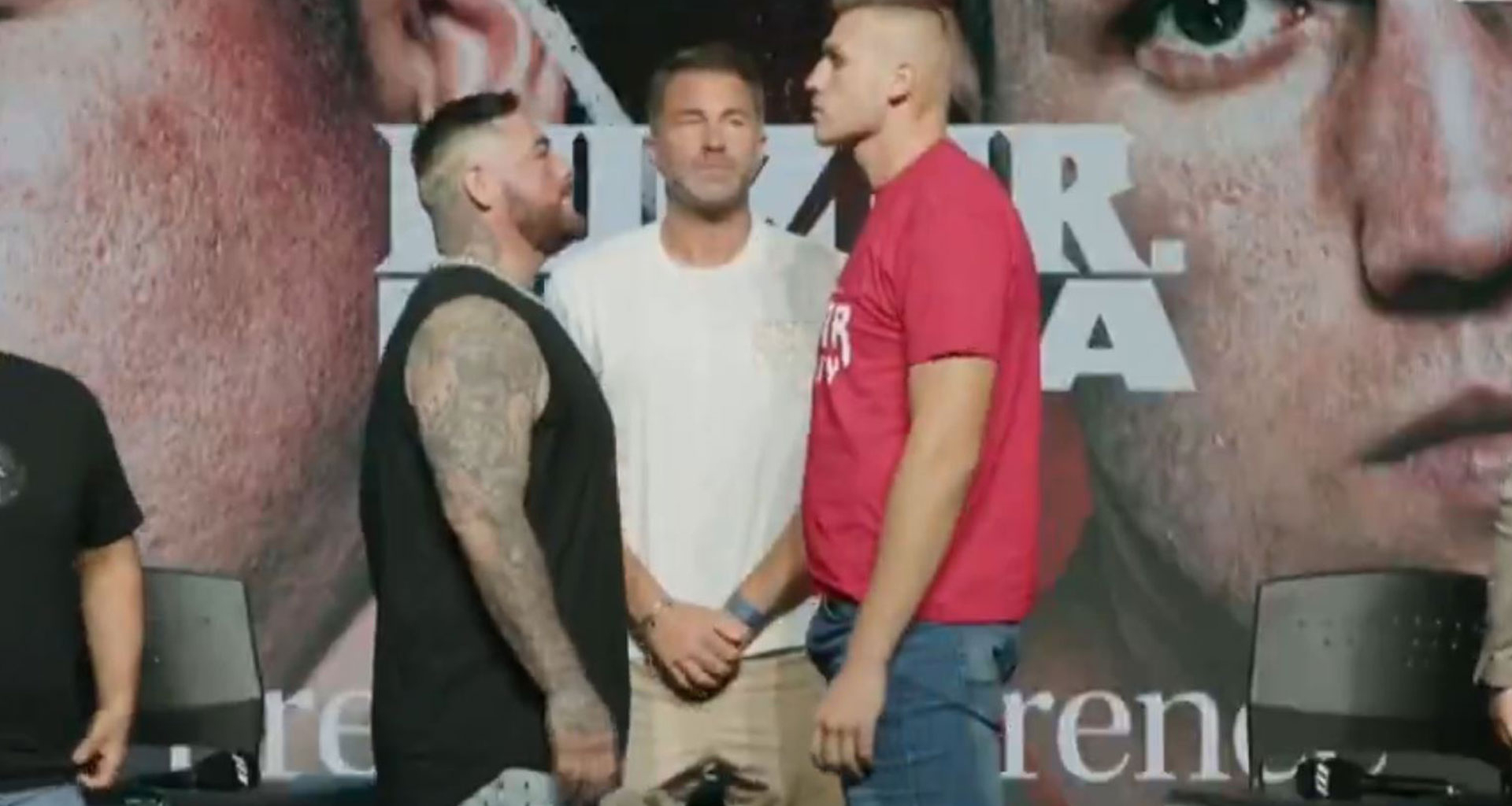 Andy Ruiz Jr dwarfed by comeback foe Damian Knyba as fans left stunned by size difference