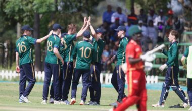 Ireland Under-19s celebrate