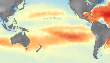 Pacific Ocean salinity June 2026