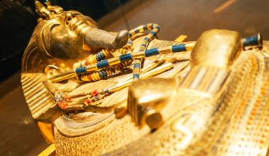 The blade that lay against King Tut's mummy for three thousand years turned out to be extraterrestrial — its metal matches the composition of meteorites, meaning the boy king was buried with a weapon forged from iron that fell from the sky