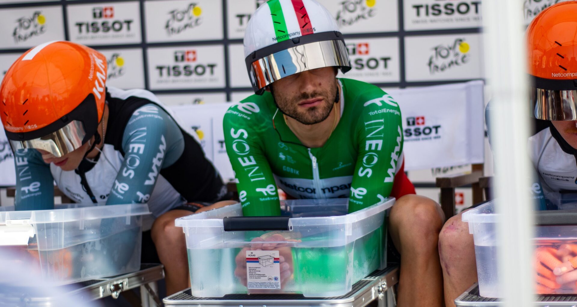 Cold arms, fast legs? Netcompany Ineos roll out unusual pre-cooling strategy at the Tour de France team time trial