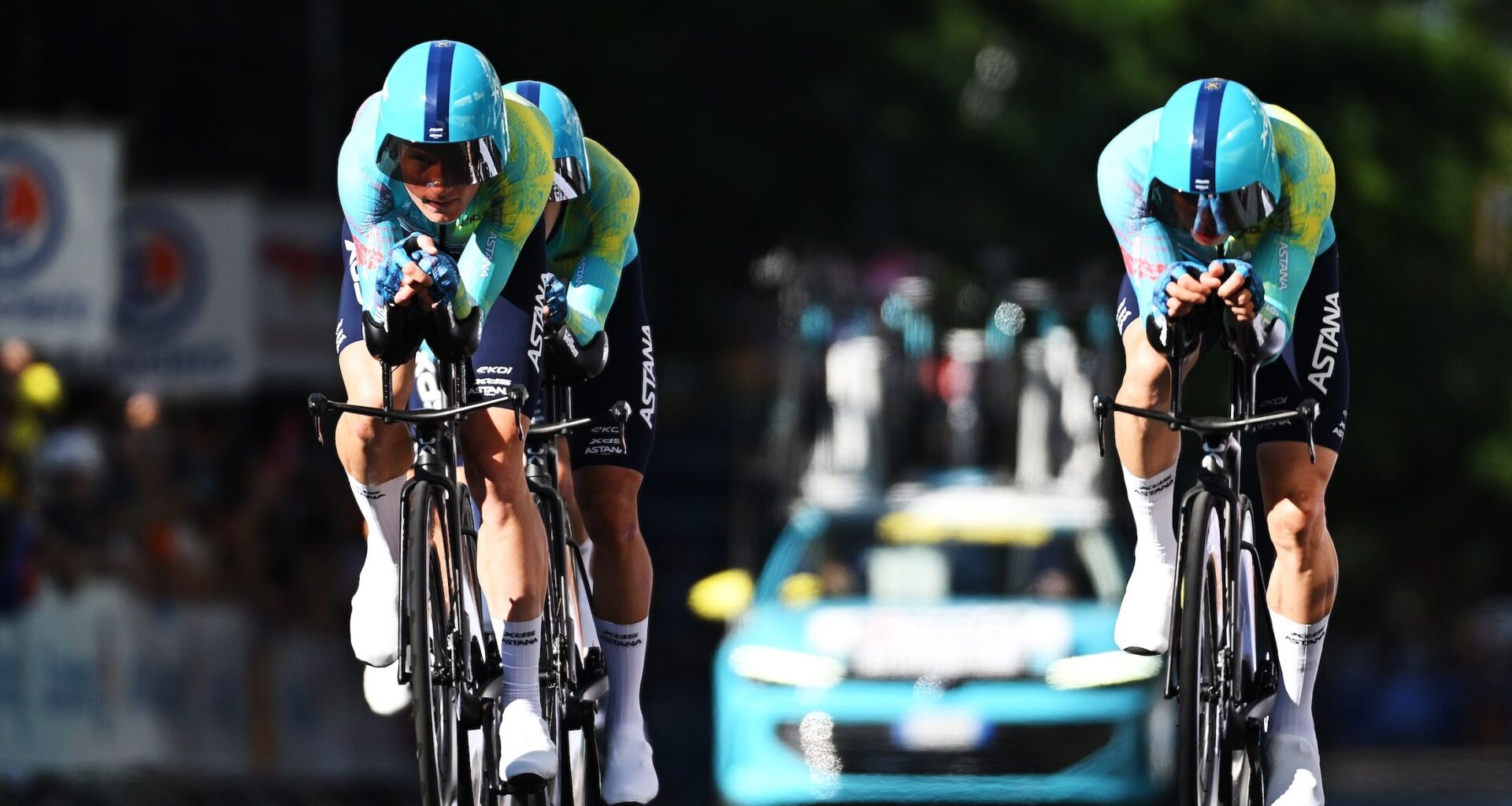 'Not the way we wanted to start the Tour de France' - XDS Astana suffer spectacular crash in team time trial