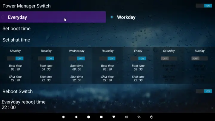 Rikomagic Power Manager Switch