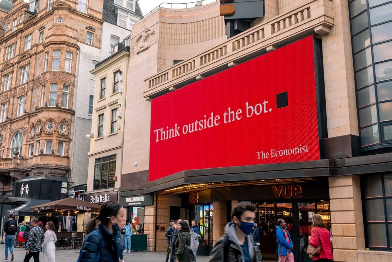 Cocogun's campaign for The Economist
