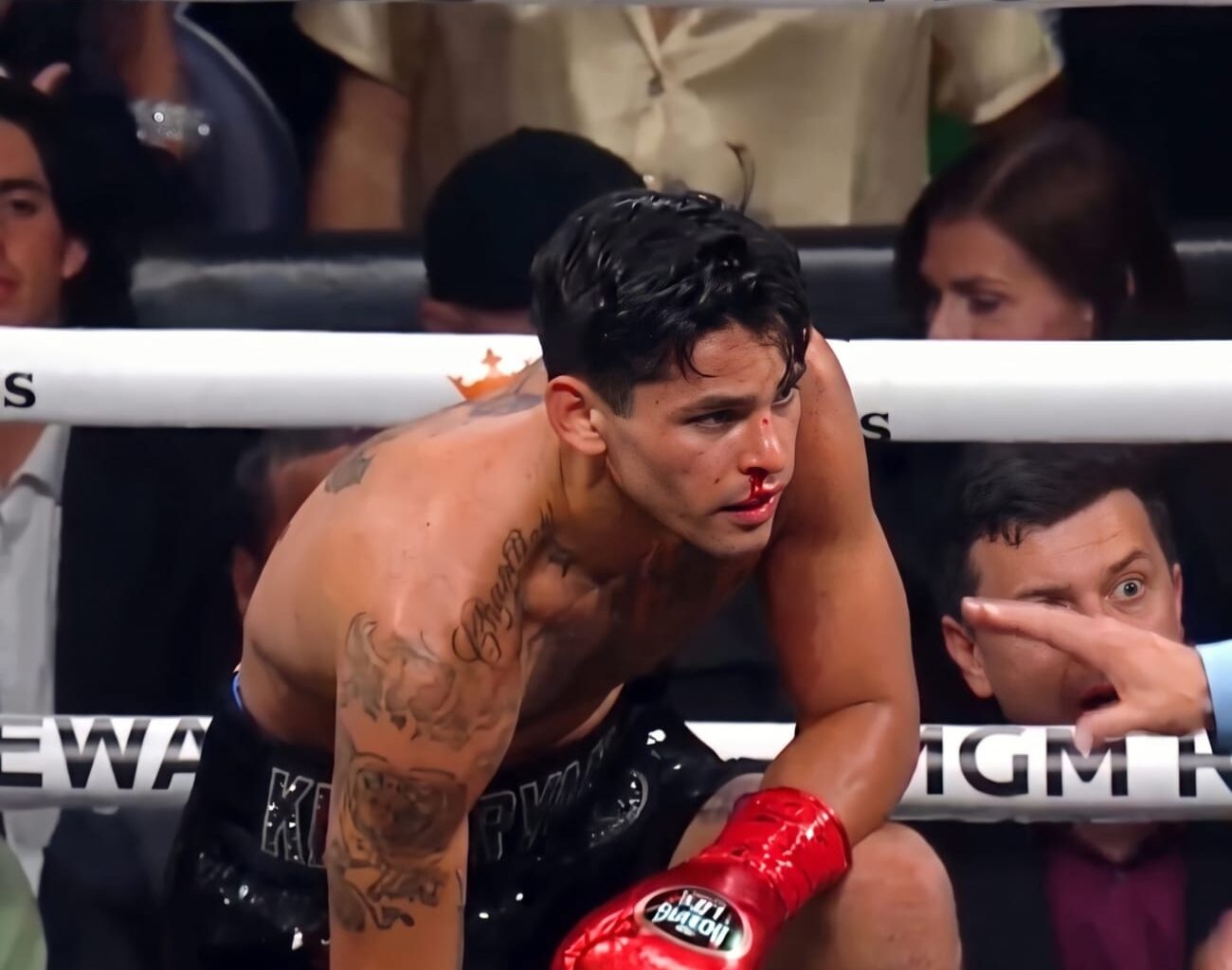 Image: Conor Benn mocks Ryan Garcia with Tank knockout photo: