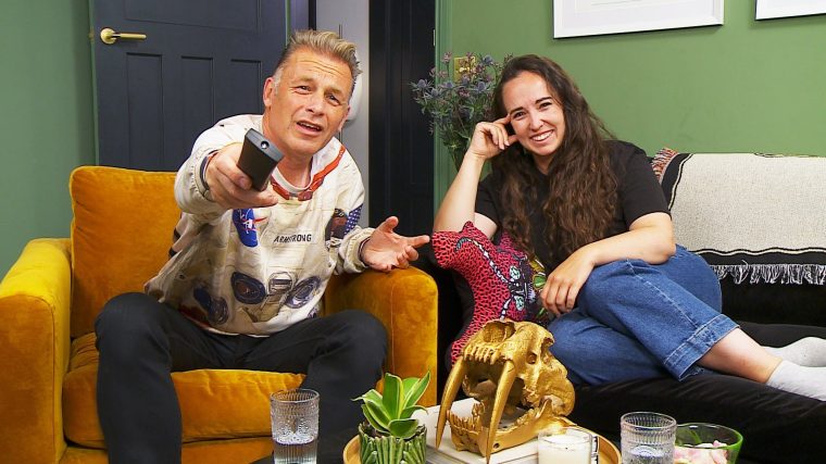 Pictured: (L-R) Chris Packham and Megan McCubbin.
