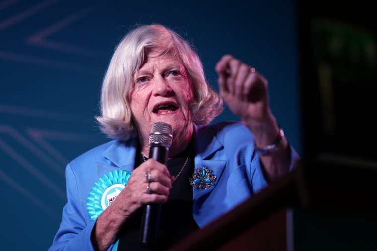 Ann Widdecombe has died aged 78. (Picture: Christopher Furlong/Getty)