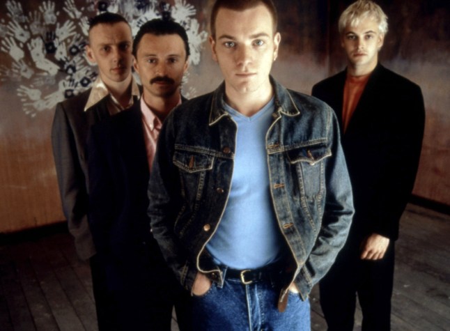 Editorial use only. No book cover usage. Mandatory Credit: Photo by Miramax/Everett/REX/Shutterstock (765060m) 'Trainspotting', Ewen Bremner, Robert Carlyle, Ewan McGregor, Jonny Lee Miller 'Trainspotting' Film - 1996