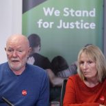 Steve Kelly, the brother of 38-year-old Michael Kelly, and Sue Roberts, the sister of 24-year-old Graham Roberts, during a press conference at the offices of law firm Broudie Jackson Canter in Liverpool, following the release of the IOPC report into the actions of the police during and after the 1989 Hillsborough stadium disaster. Picture date: Tuesday December 2, 2025. PA Photo. Photo credit should read: Peter Byrne/PA Wire