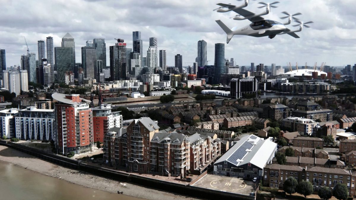 Undated computer generated image (CGI) issued by by Vertical Aerospace of Valo, its new commercial eVTOL aircraft that will enter into service following regulatory approval. Issue date: Wednesday December 10, 2025. PA Photo. Photo credit should read: Vertical Aerospace/PA Wire NOTE TO EDITORS: This handout photo may only be used for editorial reporting purposes for the contemporaneous illustration of events, things or the people in the image or facts mentioned in the caption. Reuse of the picture may require further permission from the copyright holder.