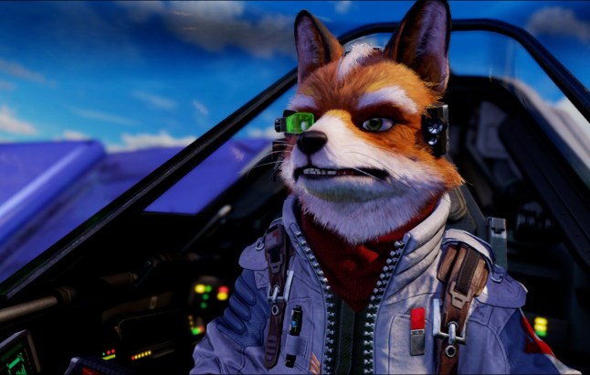 Fox McCloud in Star Fox on Switch 2