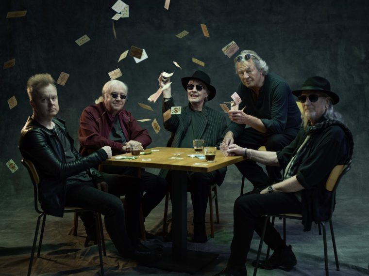 Deep Purple L-R: Simon McBride, Ian Paice, Don Airey, Ian Gillan and Roger Glover Credit: Olaf Heine Provided by chris@outsideorganisation.com