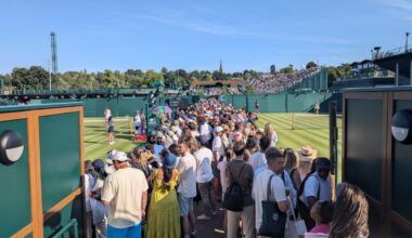 I counted 92 Wimbledon queues