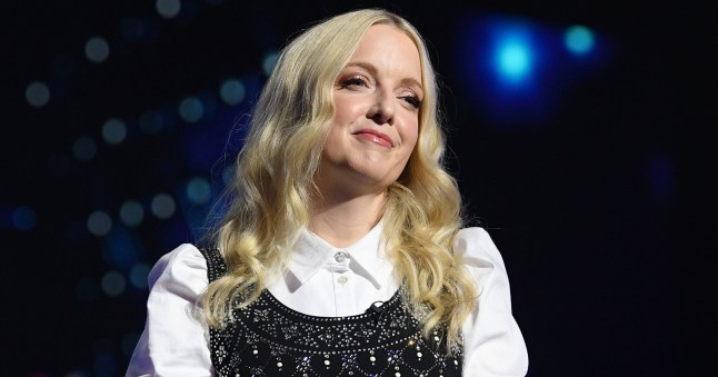 Lauren Laverne smiling with lips closed