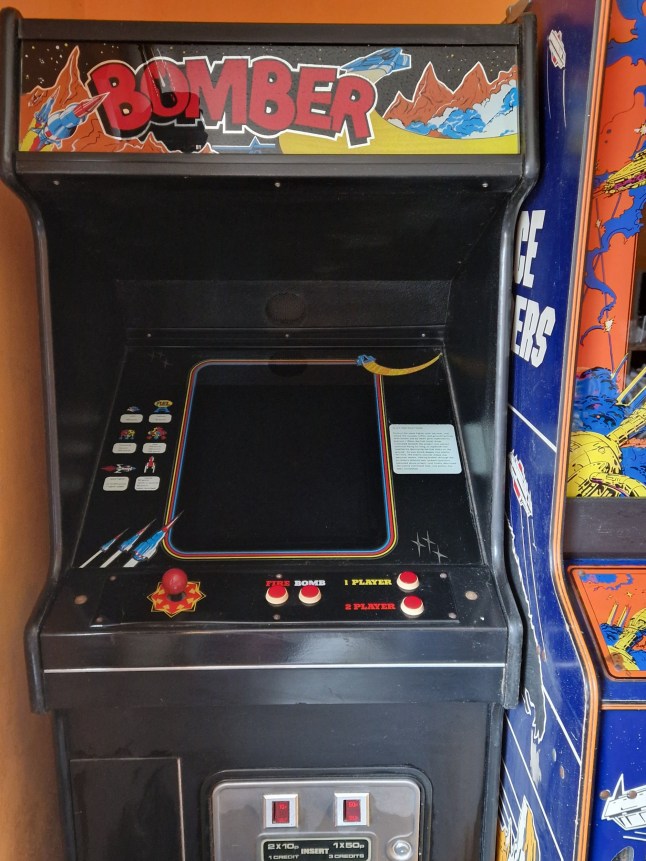 Bomber arcade cabinet