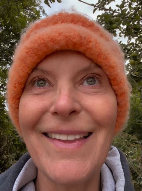Tracy Shaw smiling in an Instagram video