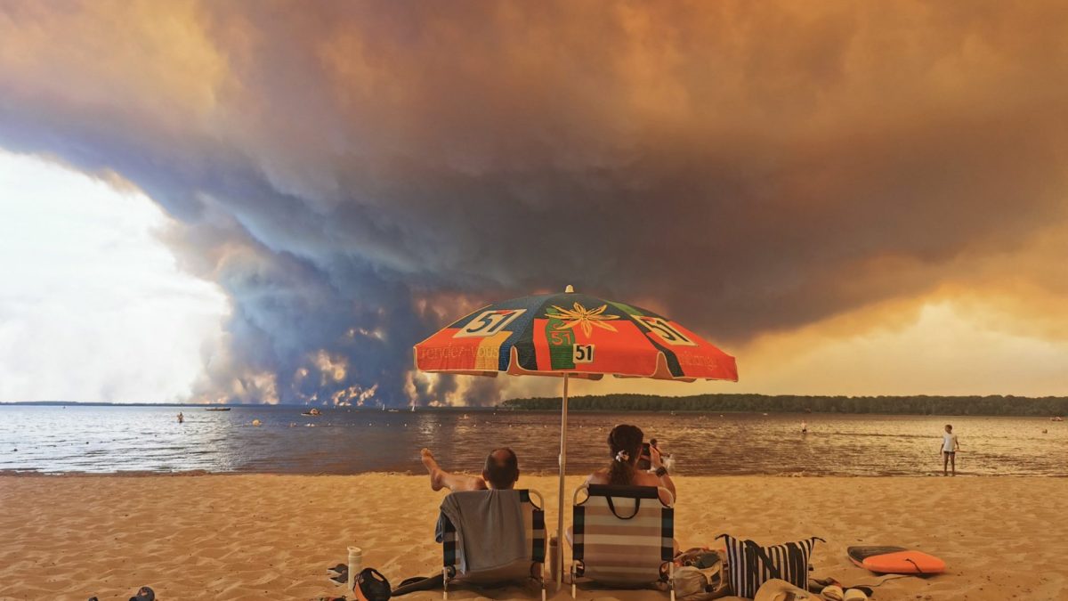 The pictures that show the devastating wildfires ravaging France and Spain
