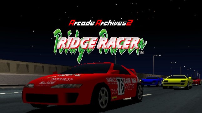 Arcade Archives 2: Ridge Racer screenshot of a car