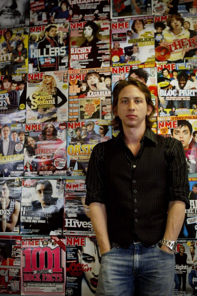 2F1FA7C Conor McNicholas Editor of NME..Pic David Sandison 29/6/2005