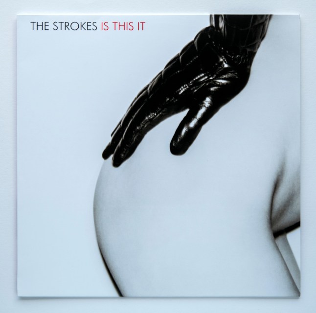 3CK8G2B LP cover of Is This It, the debut studio album by American rock band the Strokes, which was released in 2001