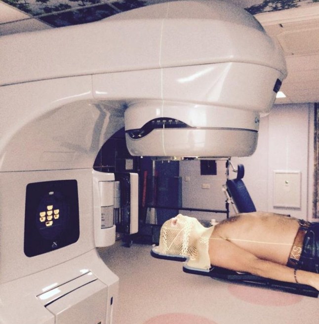 Tim undergoing an MRI in 2015 (PA Real Life/collect)