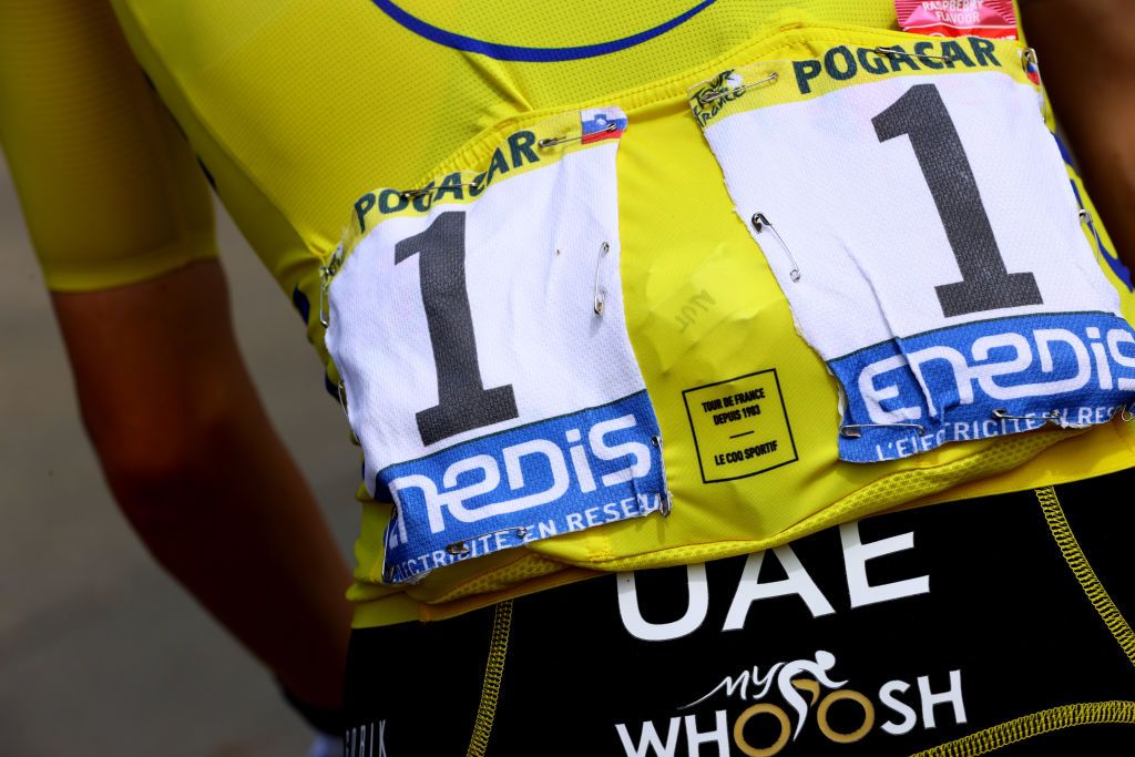 2025 Tour de France: as defending champion Tadej Pogačar used race number 1
