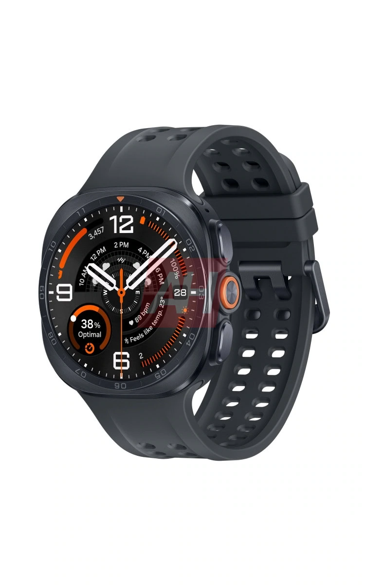 samsung galaxy watch ultra 2 render showing its design from the side