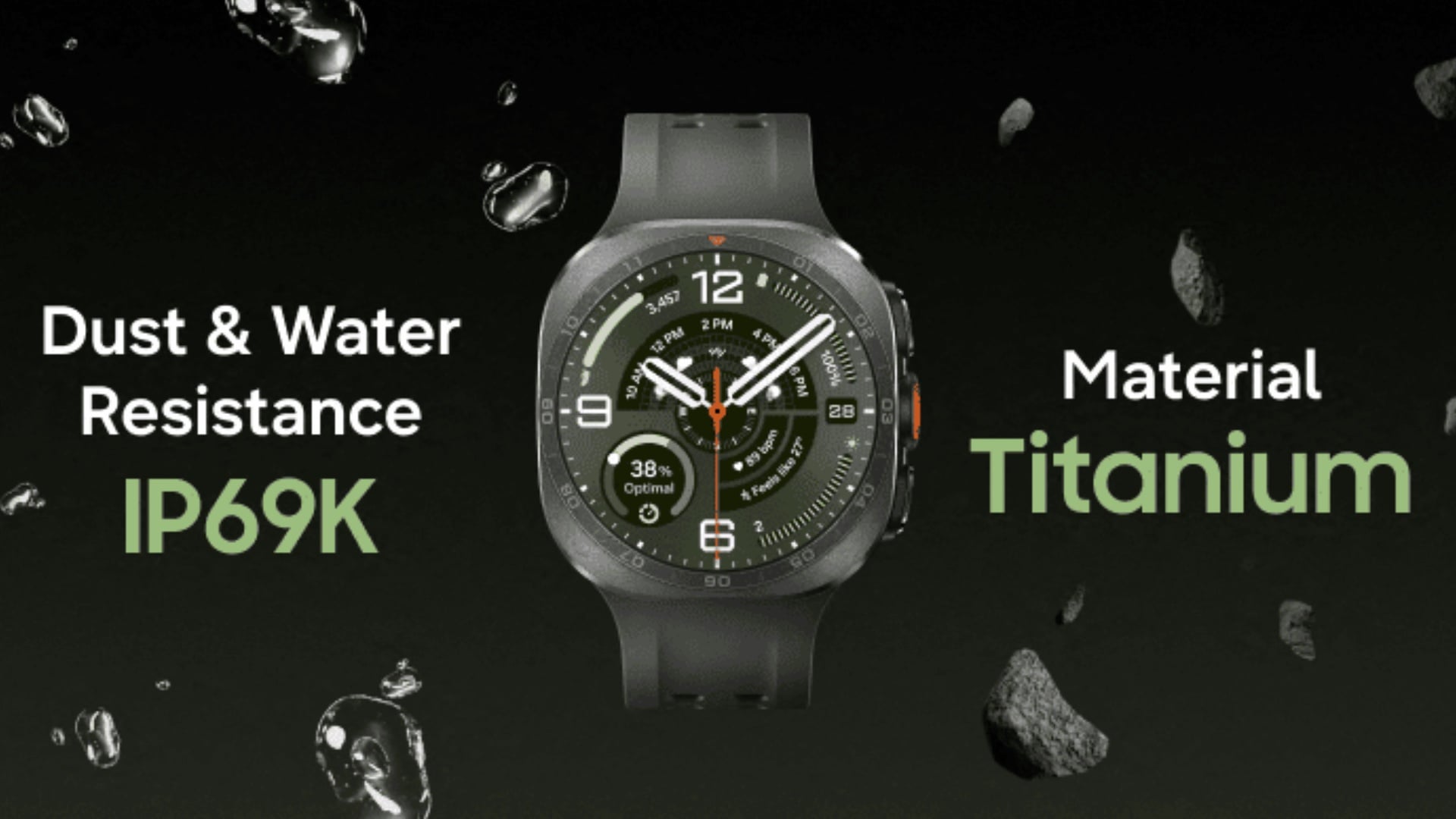 Samsung Galaxy Watch Ultra 2 Titanium IP69K Rating