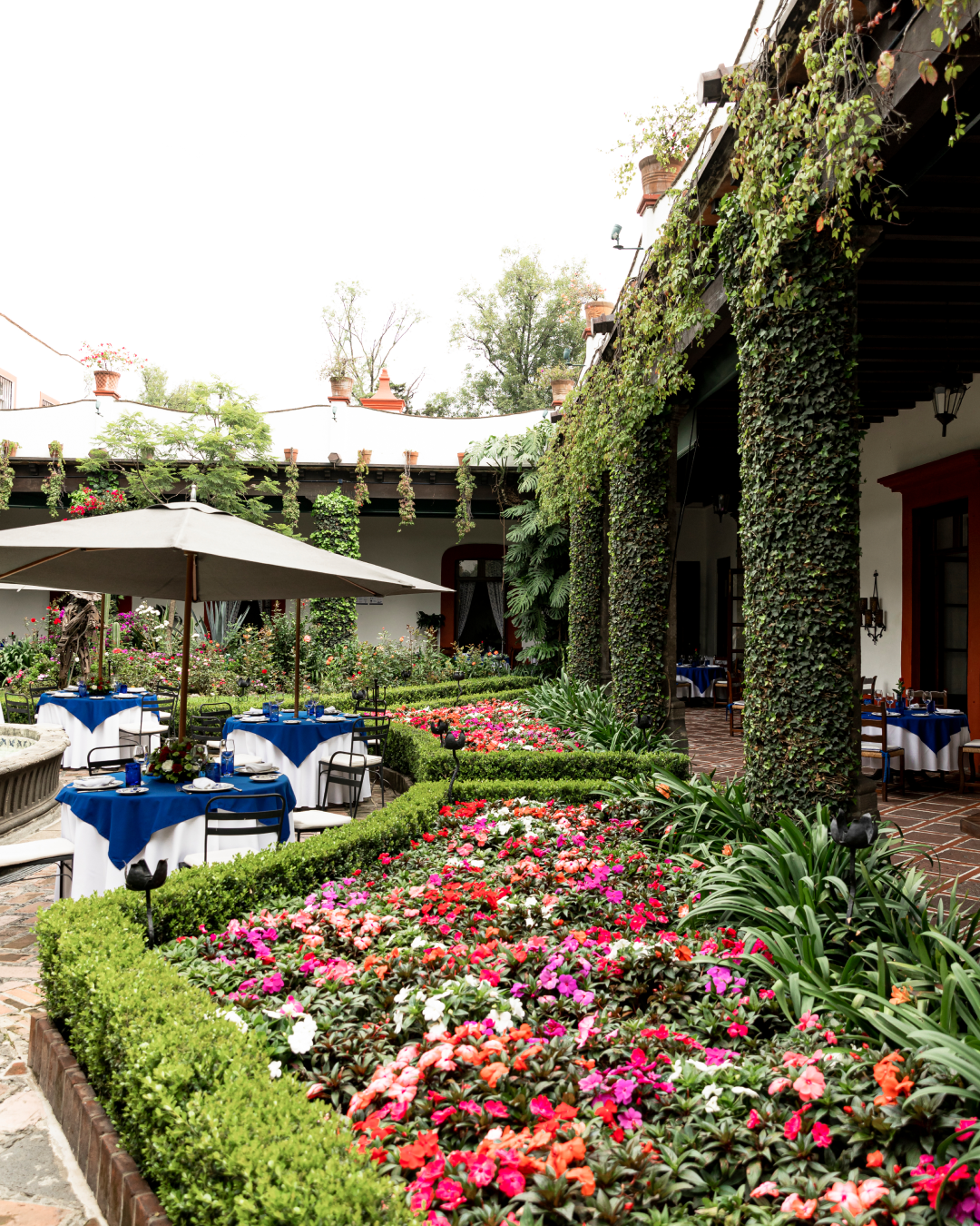 The former 17th-century monastery, San Angel Inn, has long drawn artists, writers and visitors