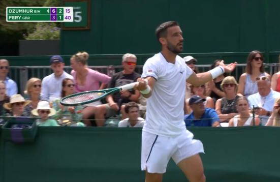 Arthur Fery responds viral Wimbledon clash opponent