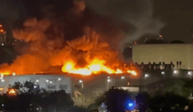 Firefighters battle through night to tackle huge blaze in north London - London Evening Standard