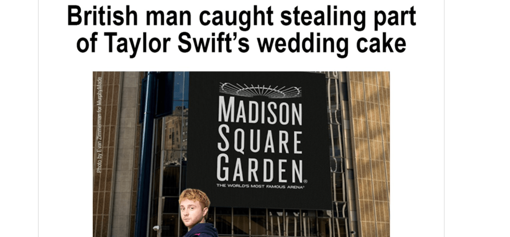 'Two Strangers (Carry A Cake Across New York) Nicks Swift Publicity