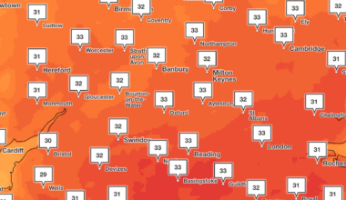 UK braces for third heatwave of the year as temperatures set to hit 34C