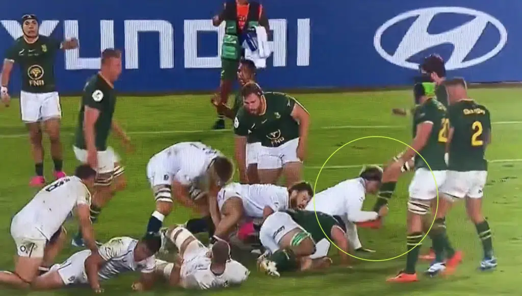 Henry Pollock accused of ‘cheating’ against the Springboks in viral clip