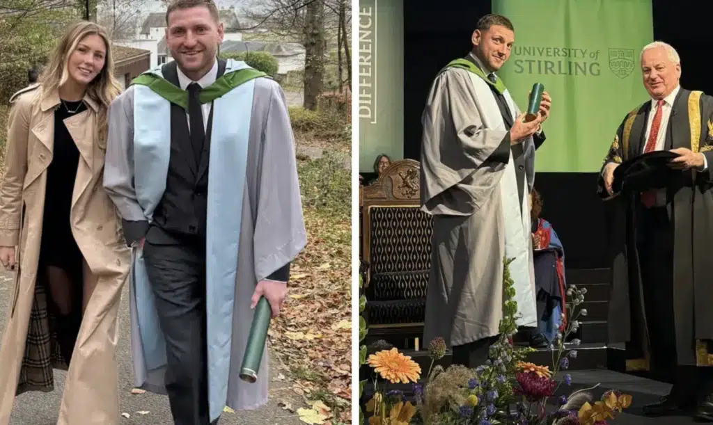 "Extremely proud" - Finn Russell becomes a Doctor