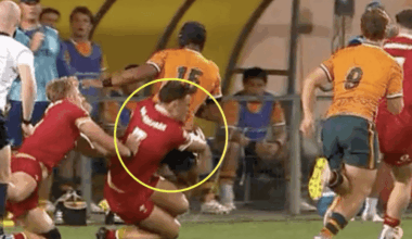 Fans call for World Rugby law change after youngster suffers horror injury