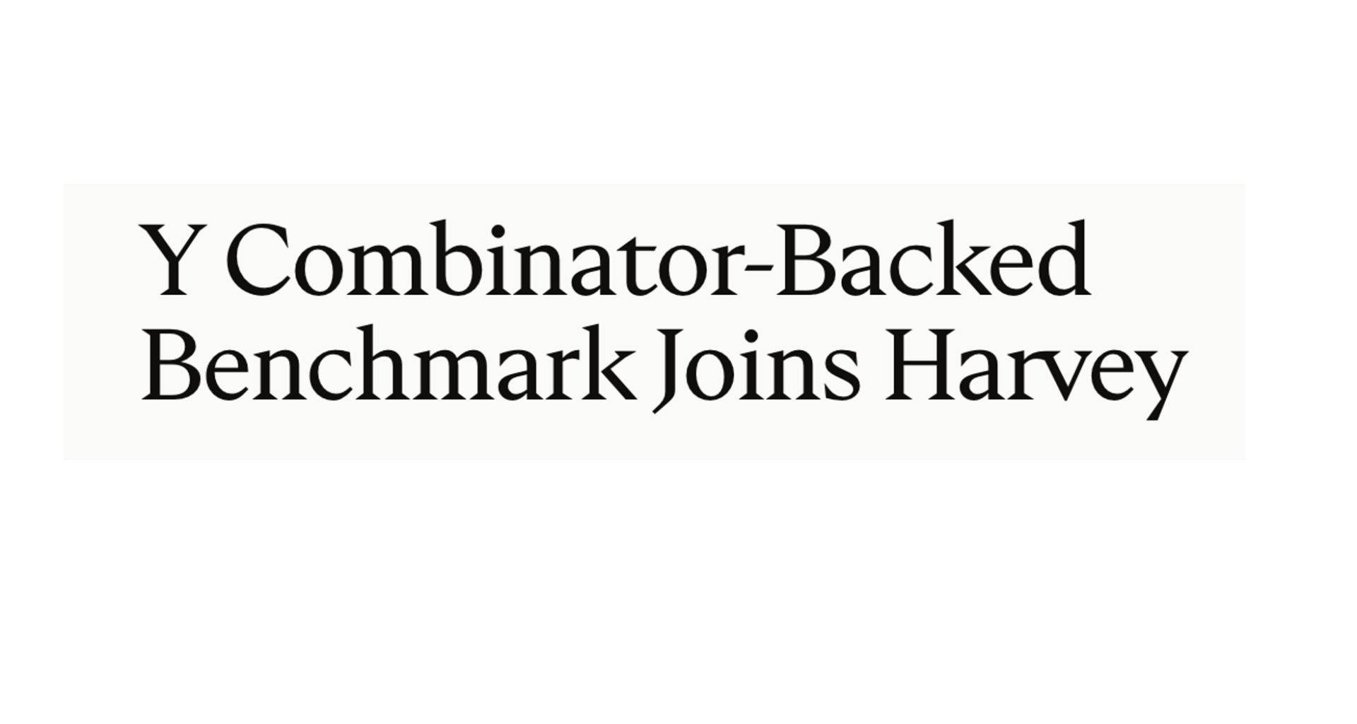 Harvey Buys Benchmark Asset Management Startup – Artificial Lawyer