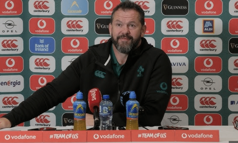 Andy Farrell confirms son qualifies for Ireland