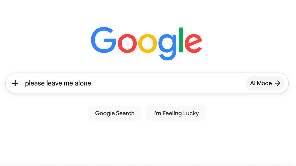 Stop Talking To Me, Google Search