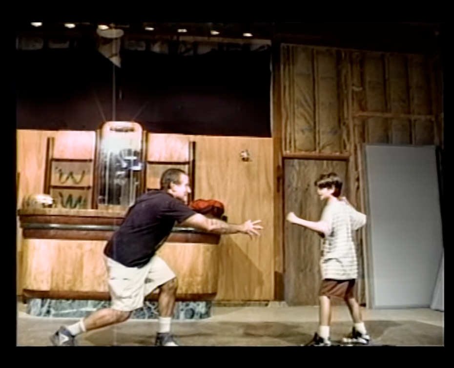 Never-before-seen rehearsal footage from the set of 1996 film 'Jack'